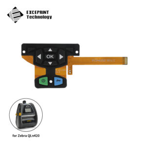 Keypad with Myler Keyswitch Replacement for Zebra QLN420 (P1046250)