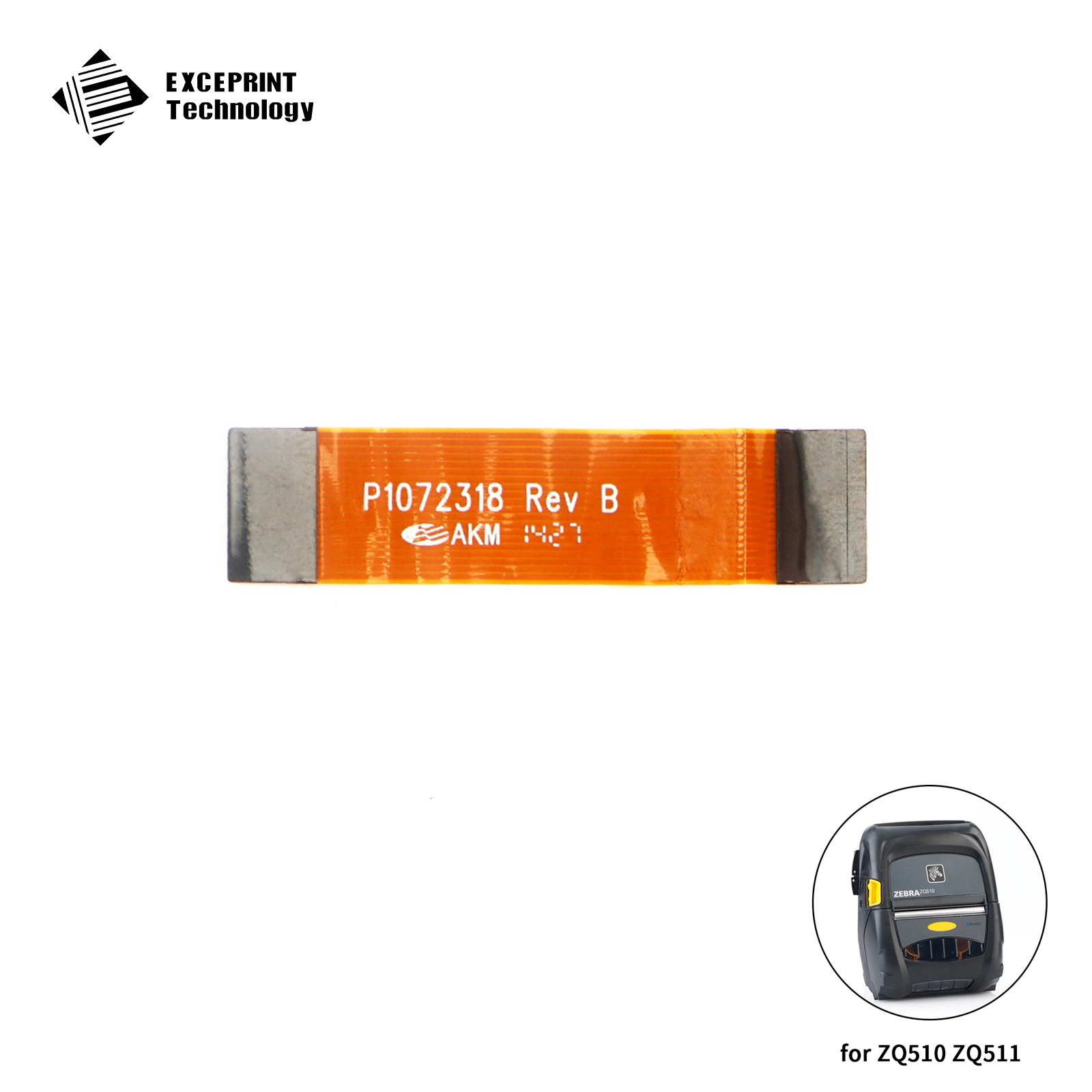 LCD PCB Flex Cable Replacement for Zebra ZQ510 ZQ520 (P1072318)