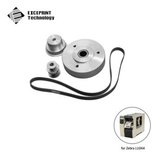 Platten Roller Gear and Drive Gears + Belt  600dpi for ZEBRA 110Xi4